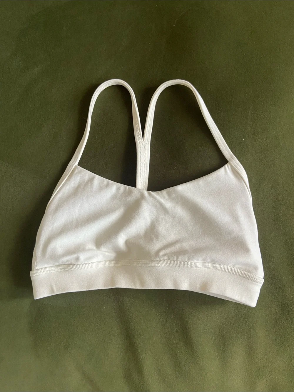 Lululemon Flow Y Nulu Bra - Lemon Sorbet